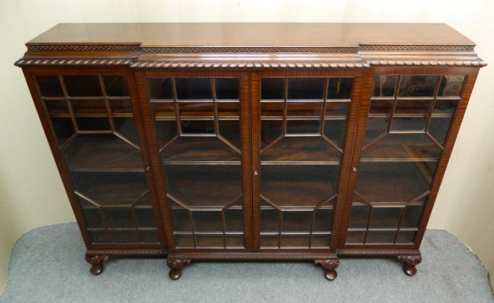 Mahogany bookcase by Wylie & Lochhead Glasgow View VI