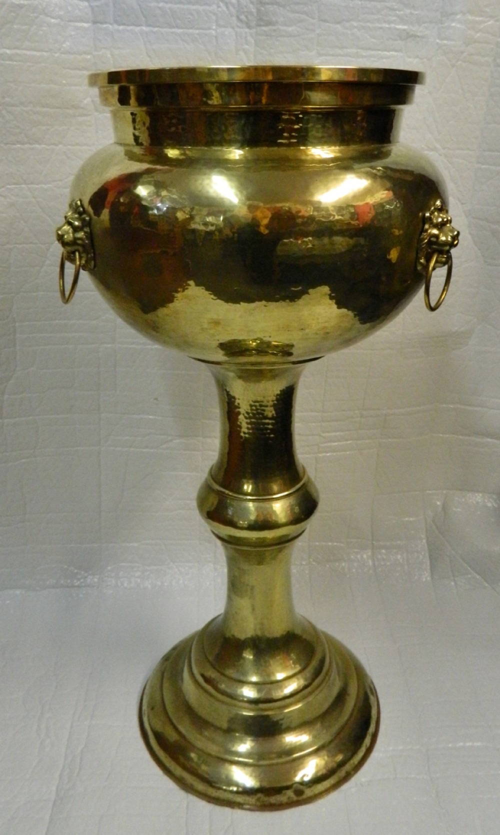 large brass jardiniere 