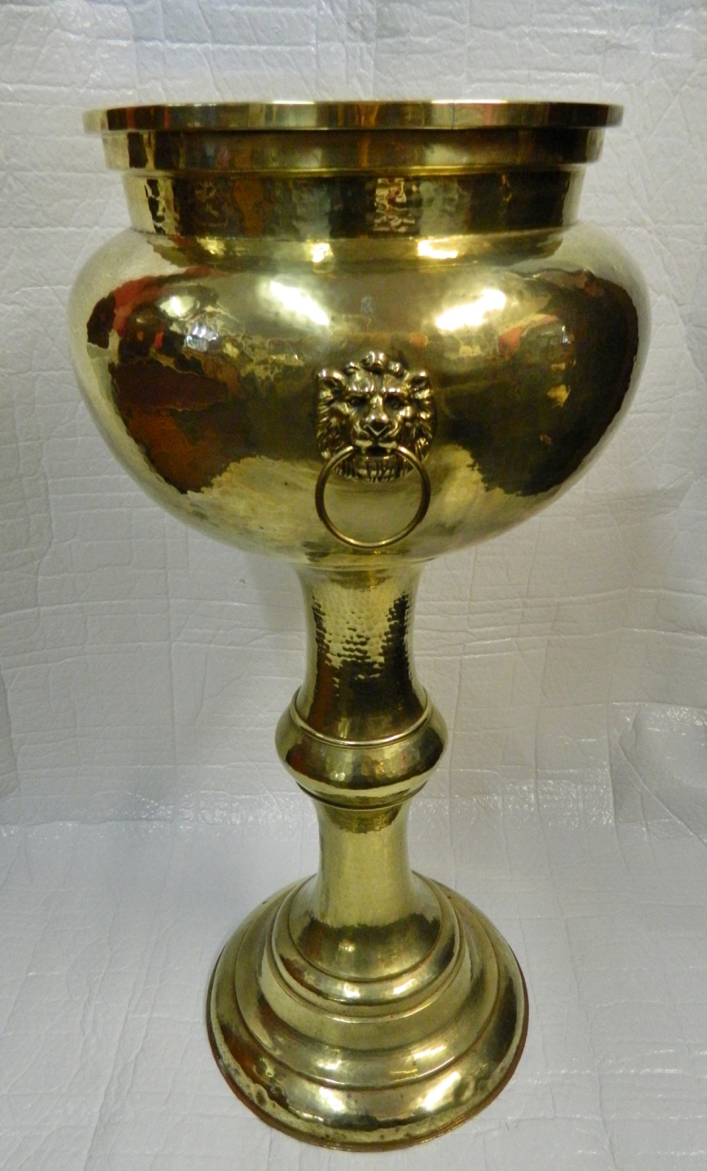 large brass jardiniere  View II