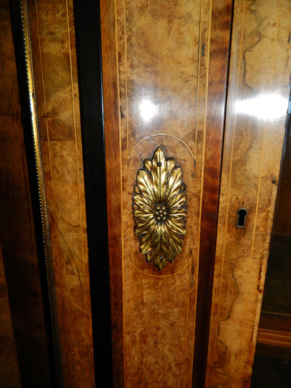 inlaid walnut credenza View VI
