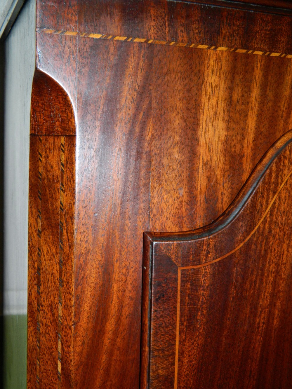mahogany 8 day longcase tidal clock View VI