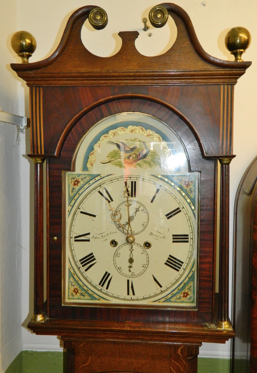 oak 8 day longcase grandfather clock  View III