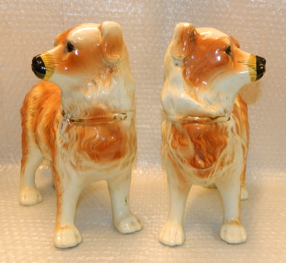 Pair of Staffordshire collie dogs View II
