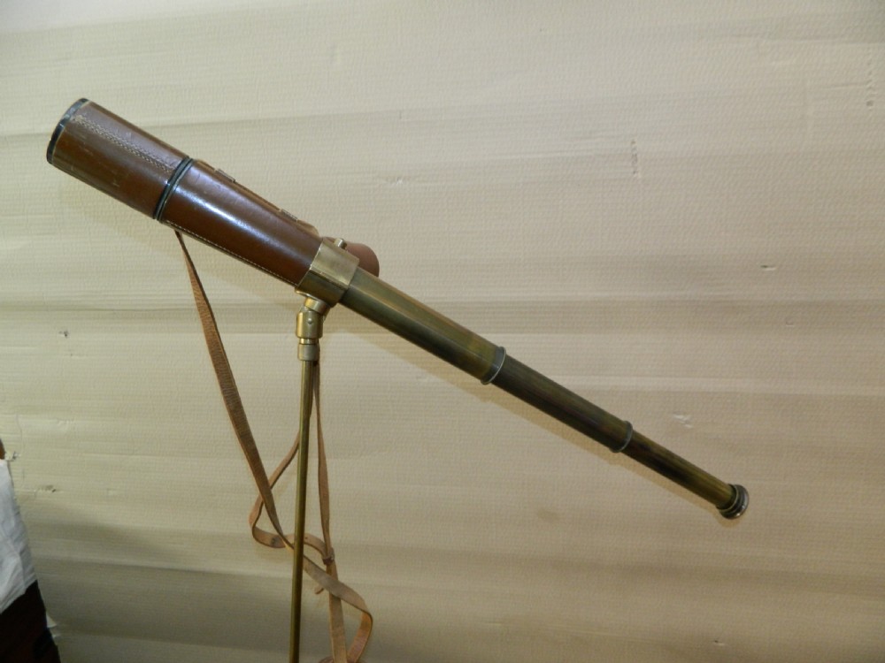 brass telescope on stand View IV