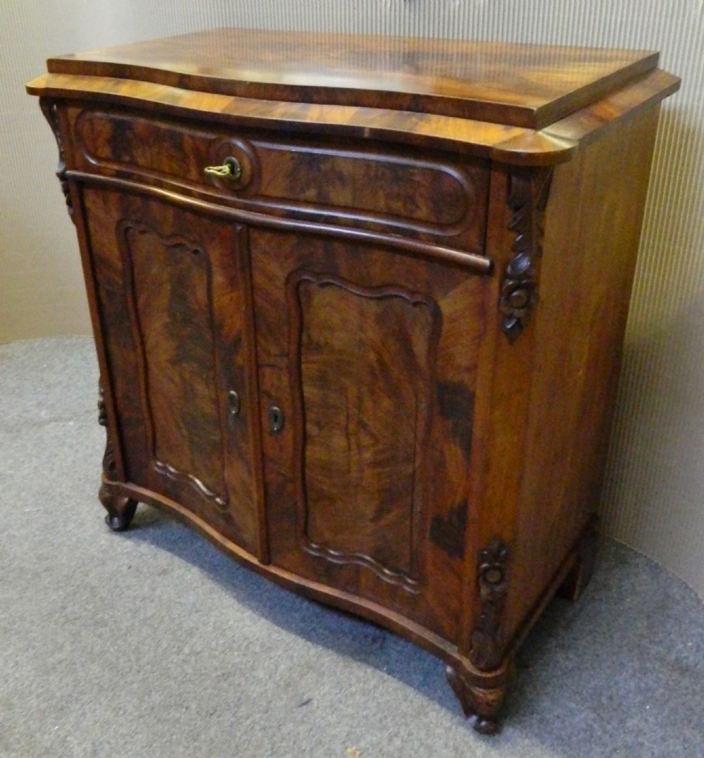 mahogany side cabinet View II