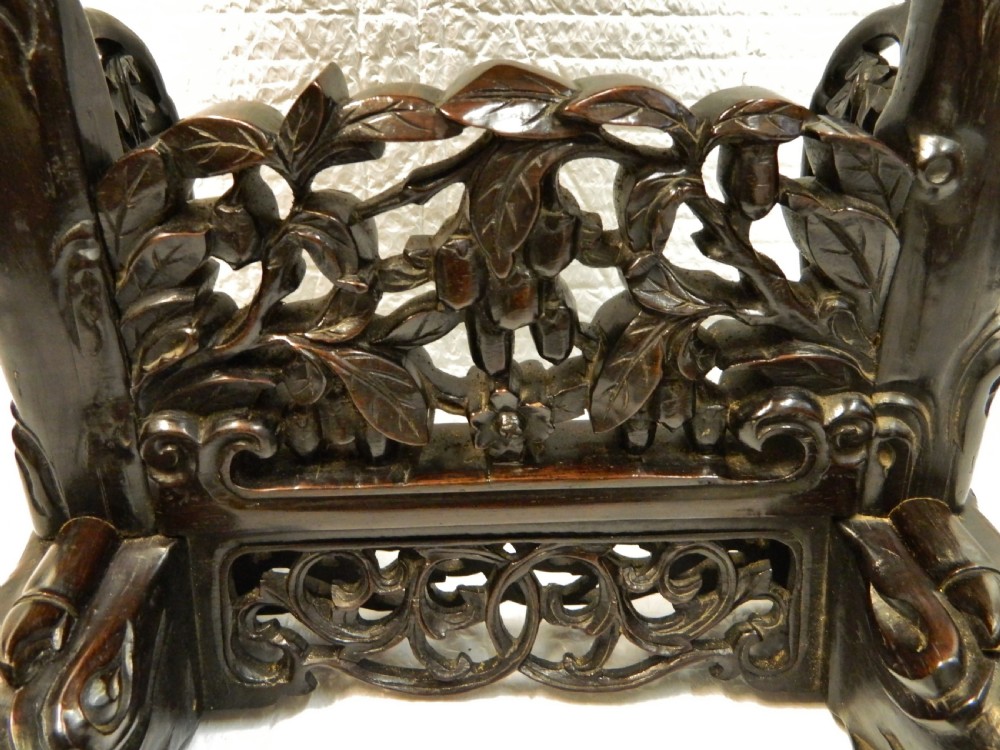 Oriental carved dinner gong View III
