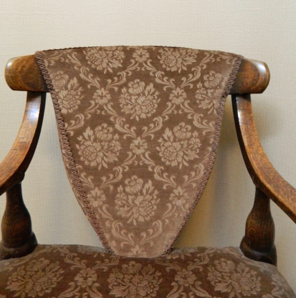 Scottish Arts & Crafts oak armchair View IV