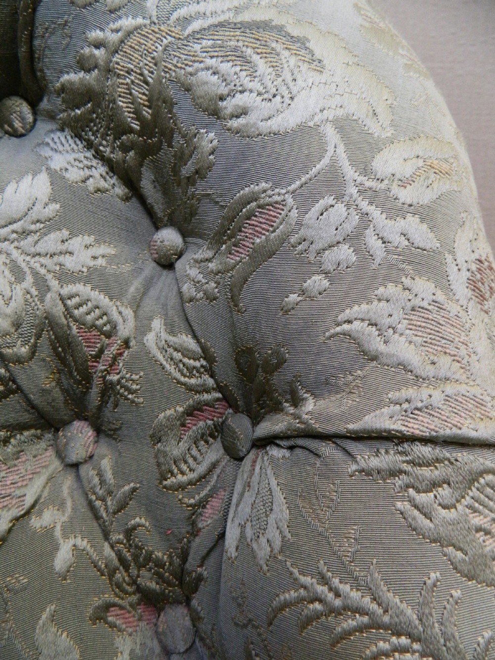 Victorian button back armchair View V