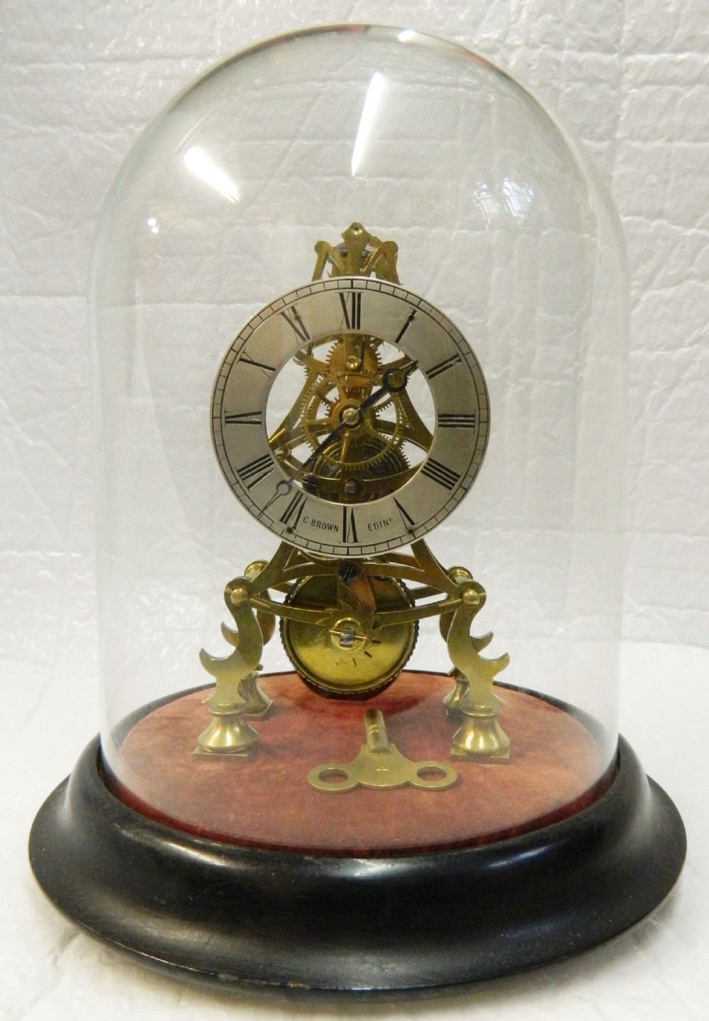 small skeleton clock - Charles Brown Edinburgh