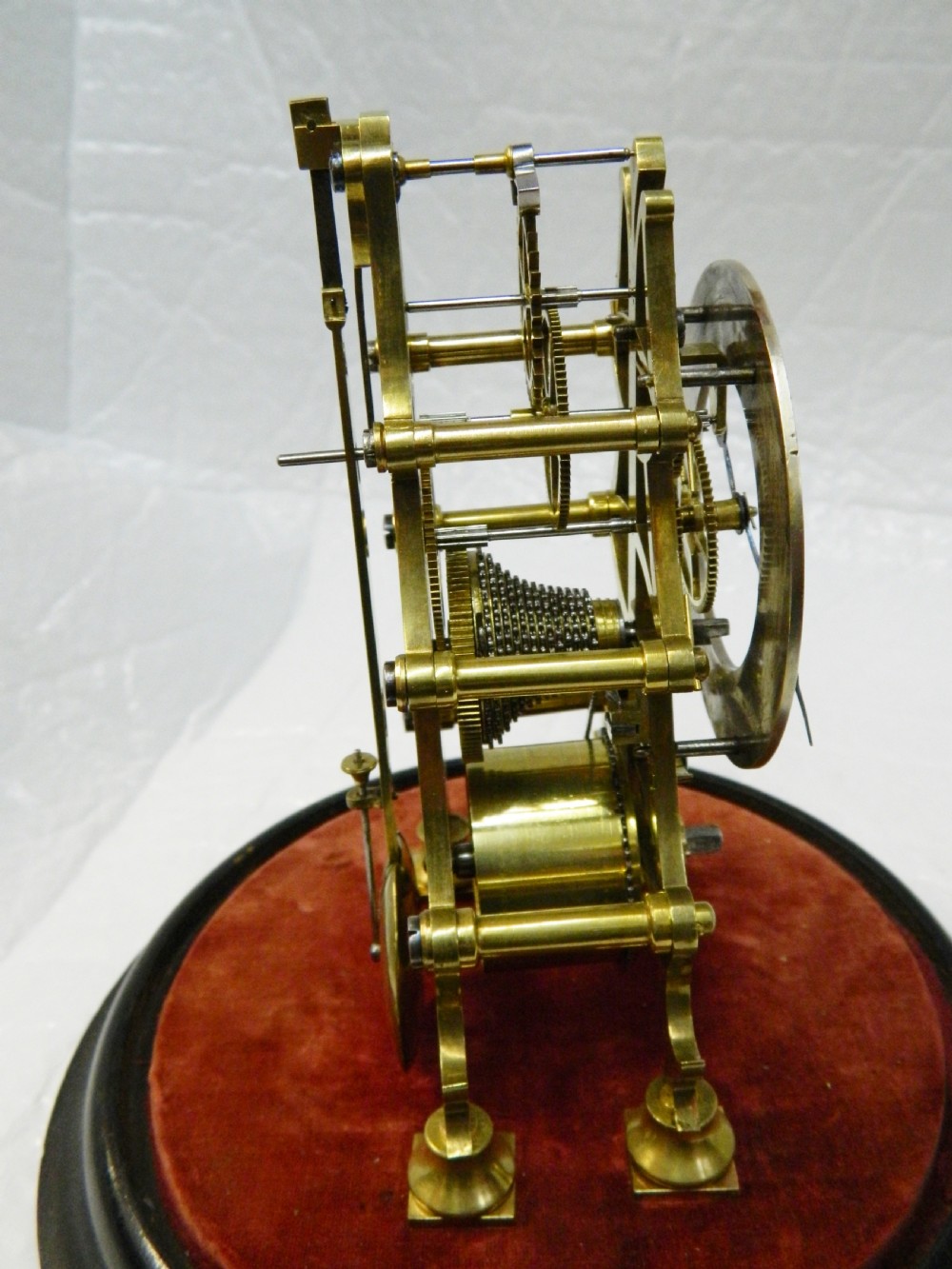 small skeleton clock - Charles Brown Edinburgh View VI