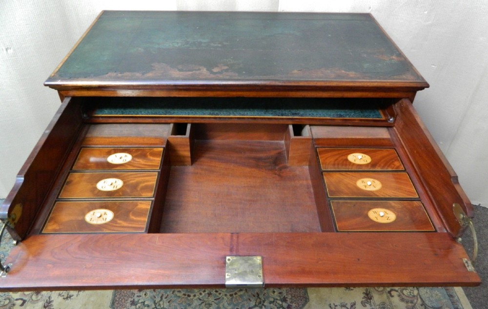 rare Georgian mahogany architects desk View III