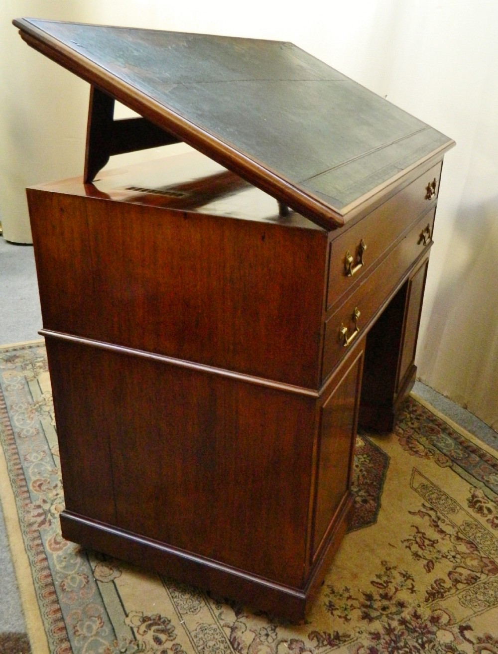 rare Georgian mahogany architects desk View VII