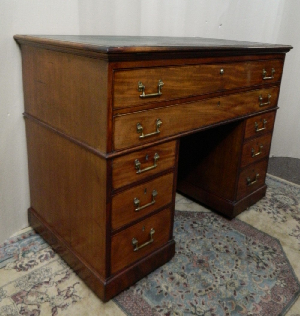 rare Georgian mahogany architects desk View X
