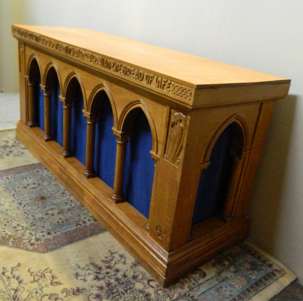 oak altar table View IV