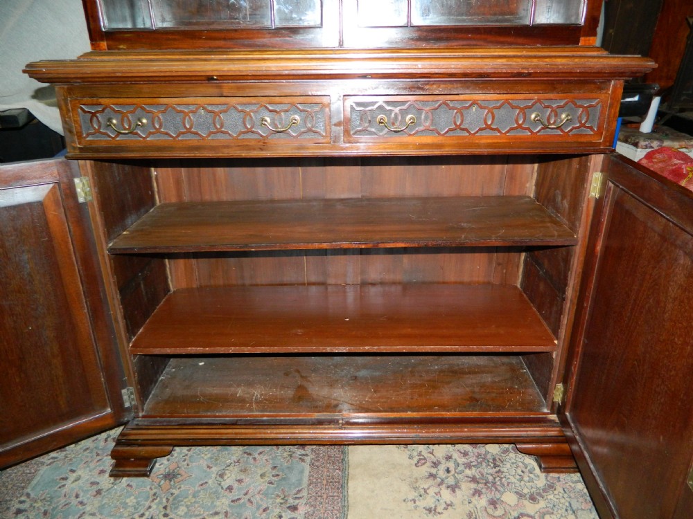 mahogany bookcase View VI