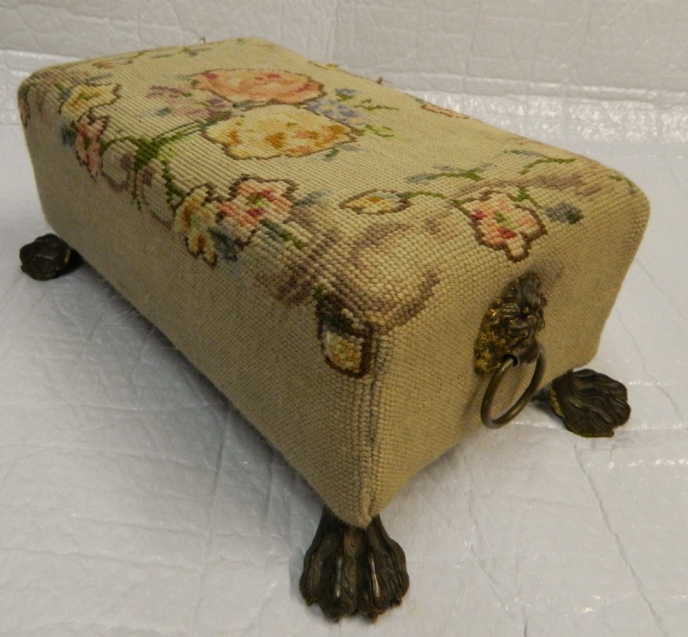 tapestry footstool
