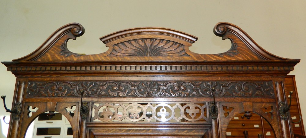large oak hall stand View II