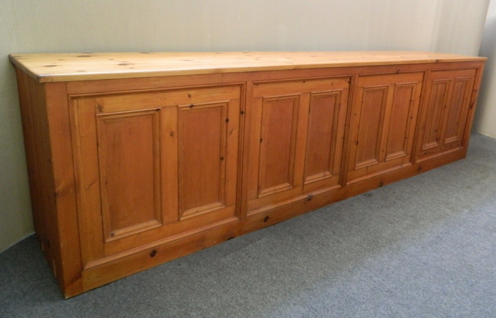 Large pine shop counter View IV