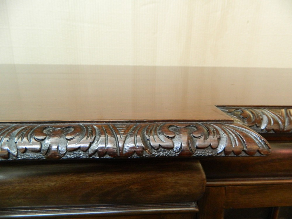 Mahogany breakfront bookcase View V