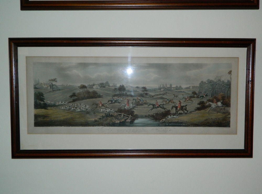 set of 4 Fox hunting engravings by Thomas Sutherland View III
