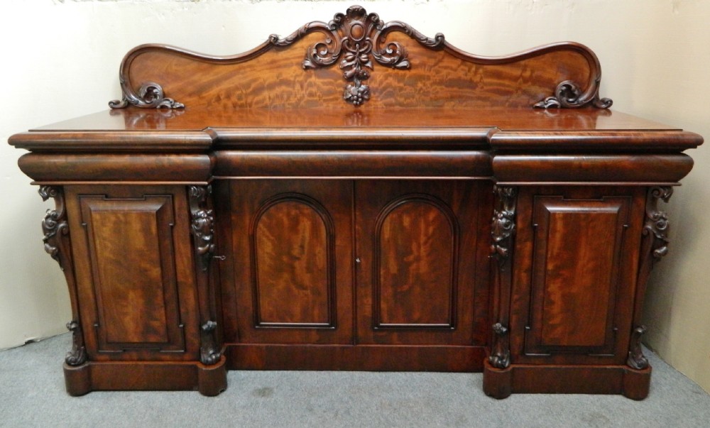 large mahogany sideboard