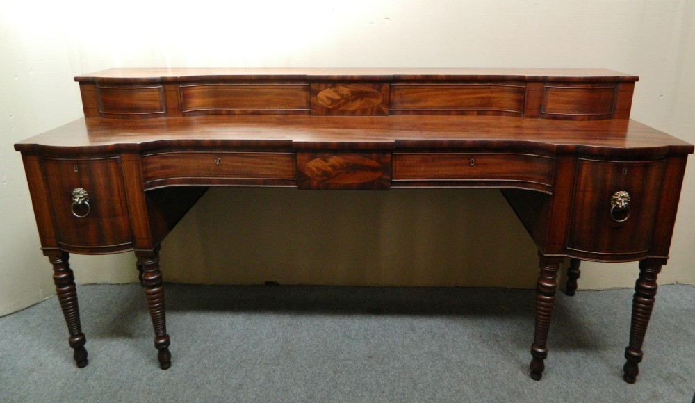large Georgian mahogany sideboard
