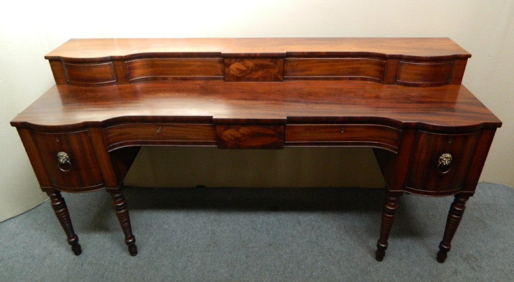 large Georgian mahogany sideboard View III