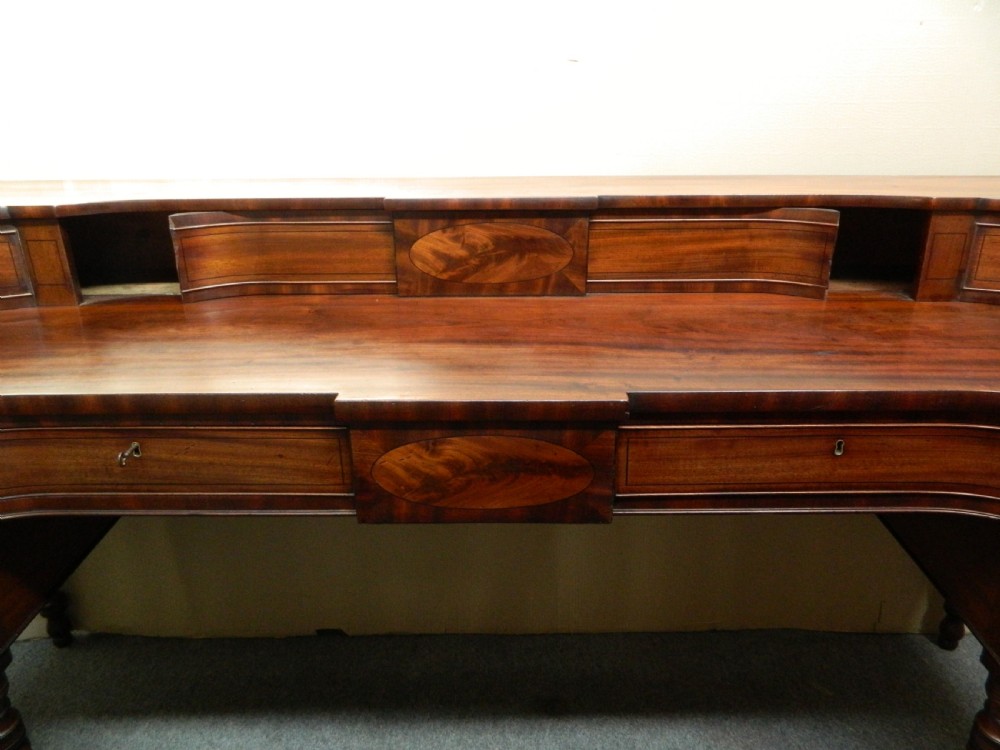 large Georgian mahogany sideboard View IV