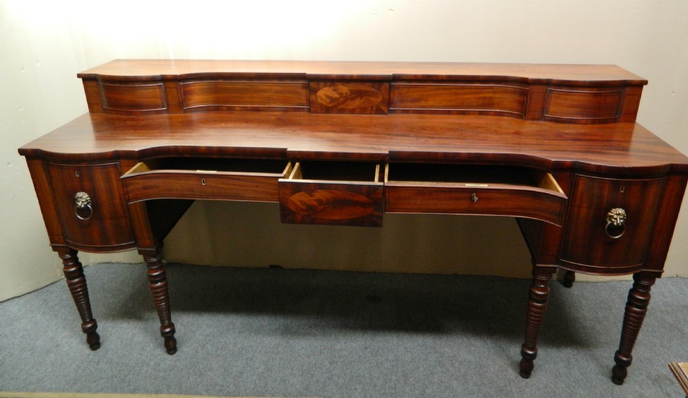 large Georgian mahogany sideboard View V
