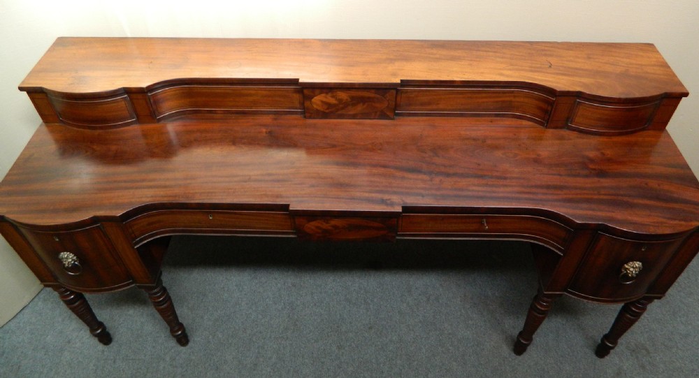 large Georgian mahogany sideboard View X