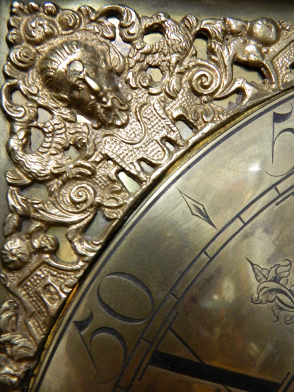 small early oak grandfather clock  - Thomas Storer, Derby View IV