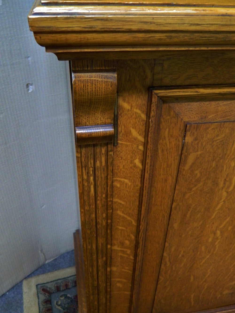 Victorian oak bookcase View VI