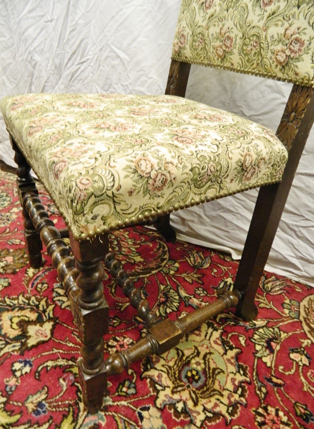 set of 12 oak chairs View IV