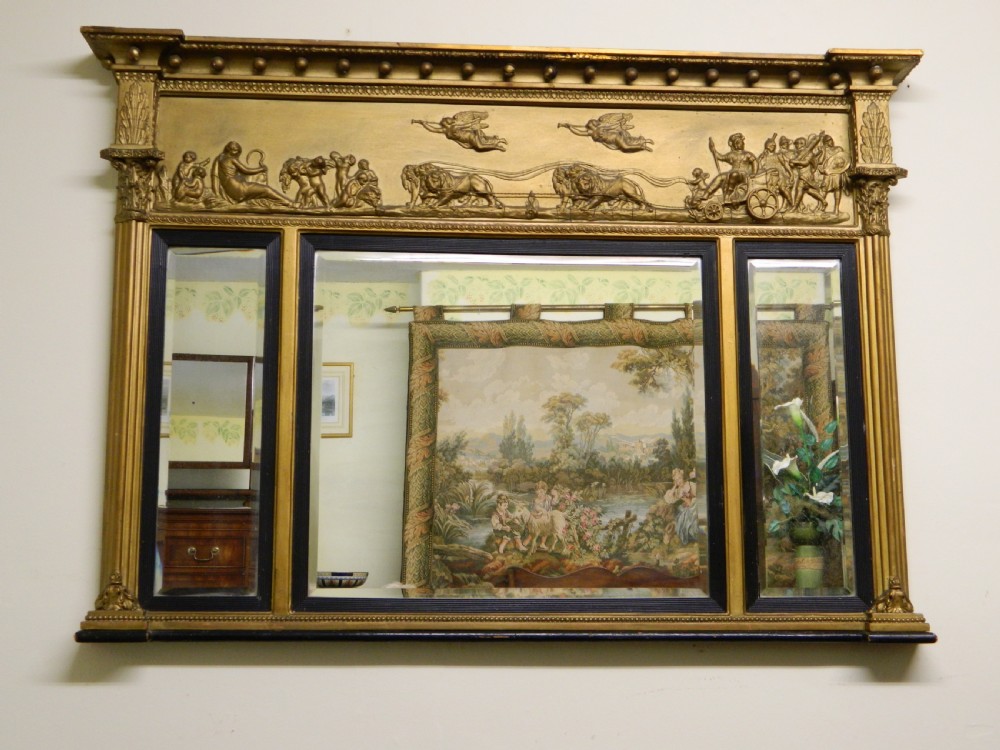 Regency overmantel mirror
