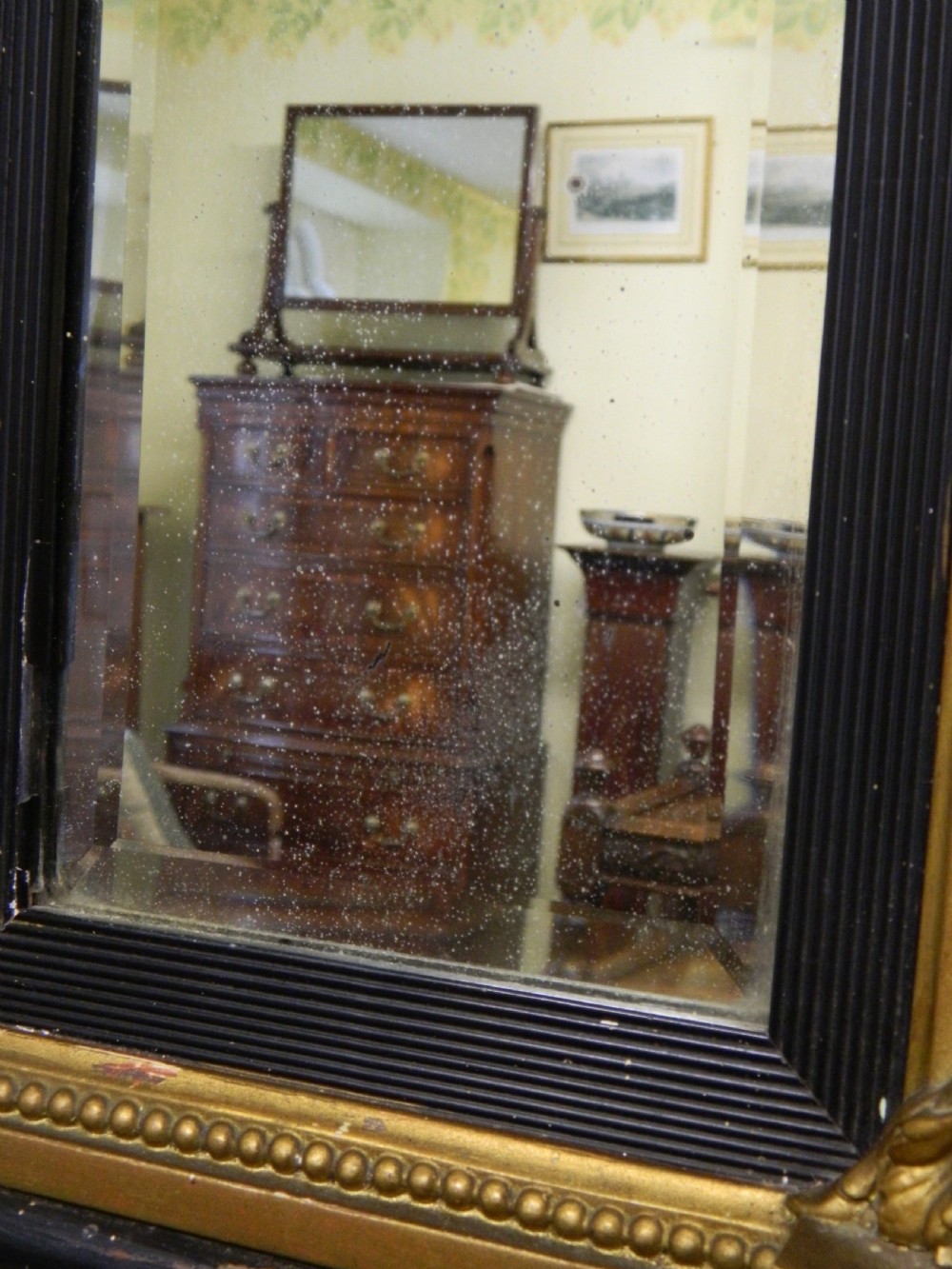 Regency overmantel mirror View IV