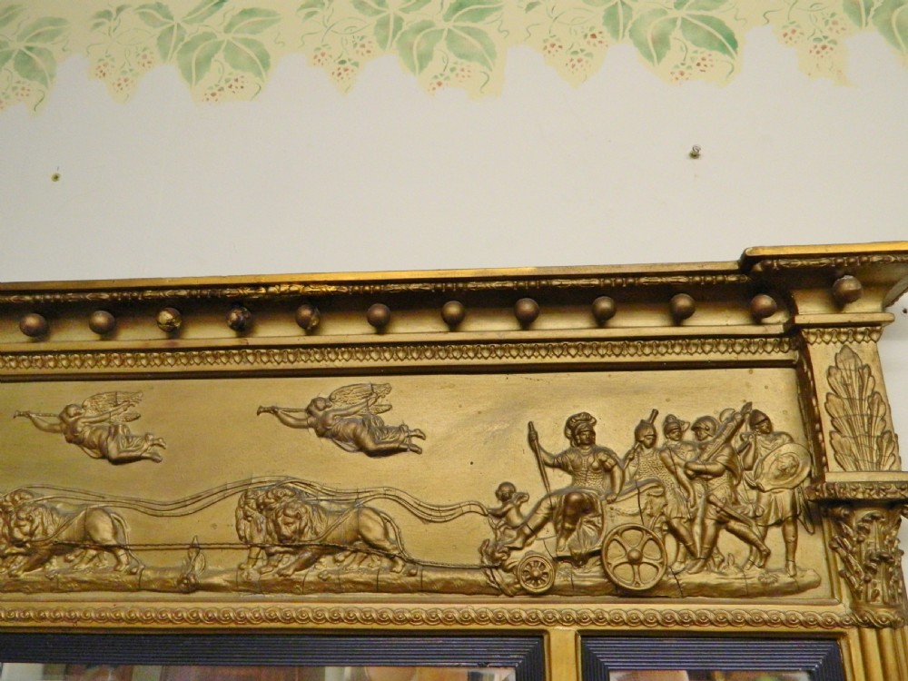 Regency overmantel mirror View V