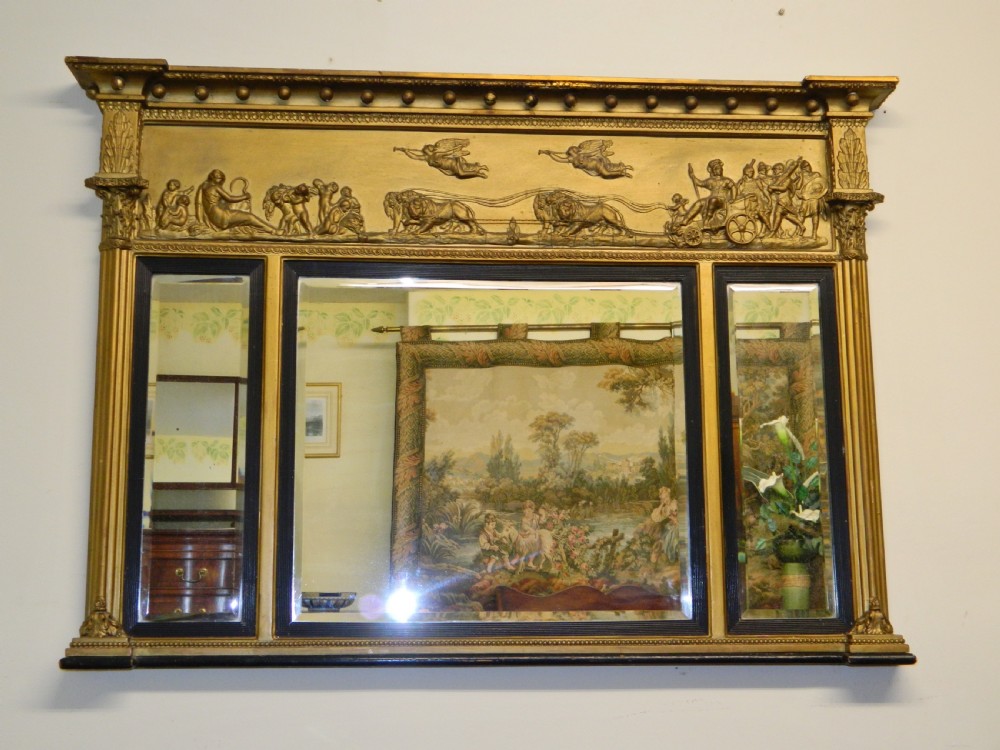 Regency overmantel mirror View VI