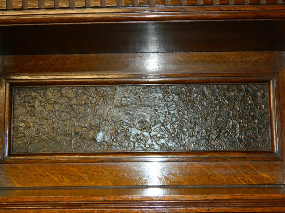 oak Arts & Crafts wall cabinet View VII