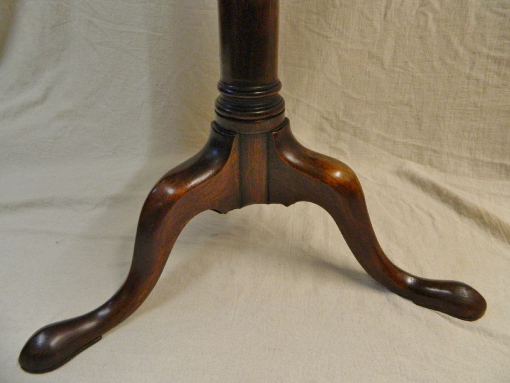 Georgian mahogany tripod table View V