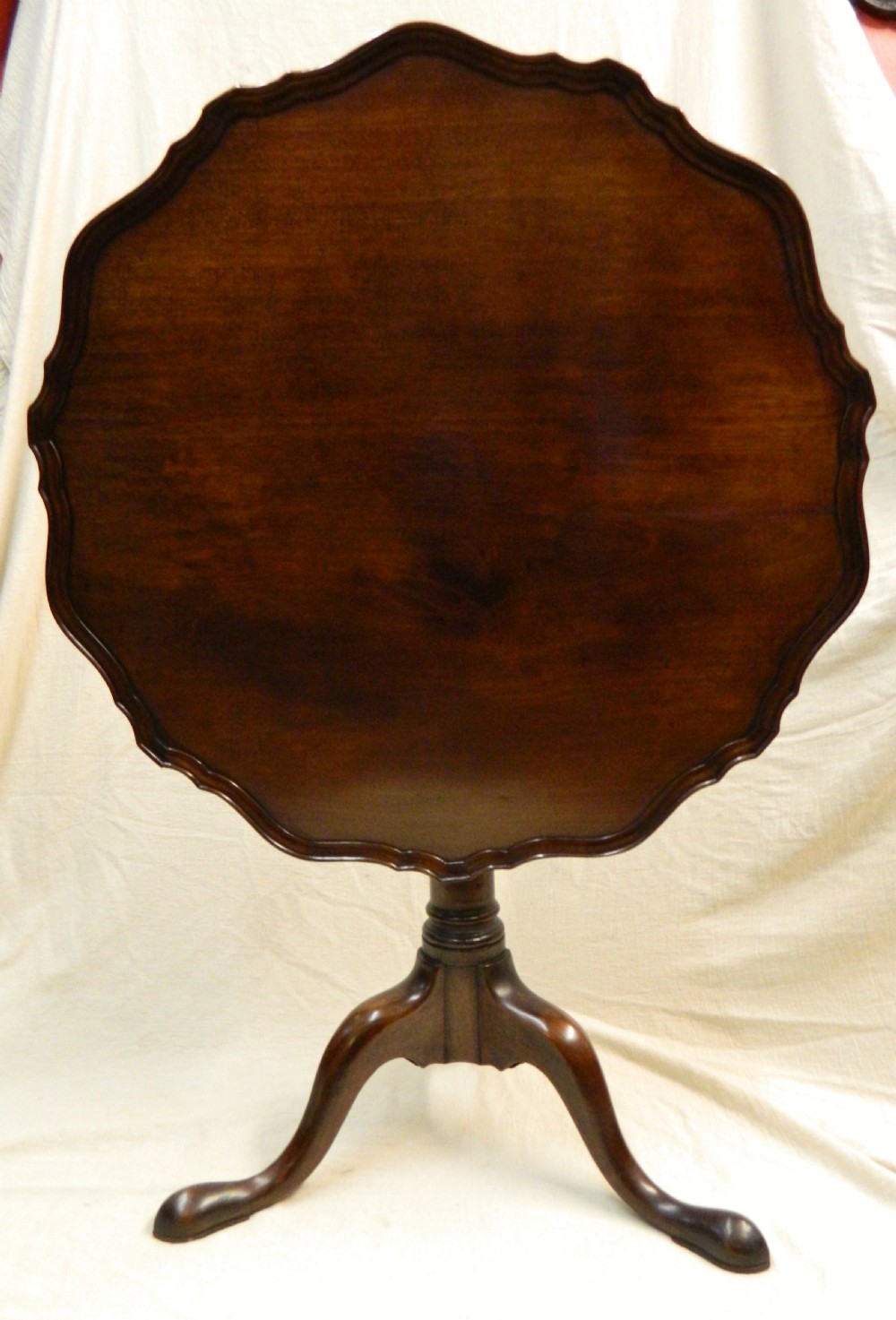 Georgian mahogany tripod table View VI