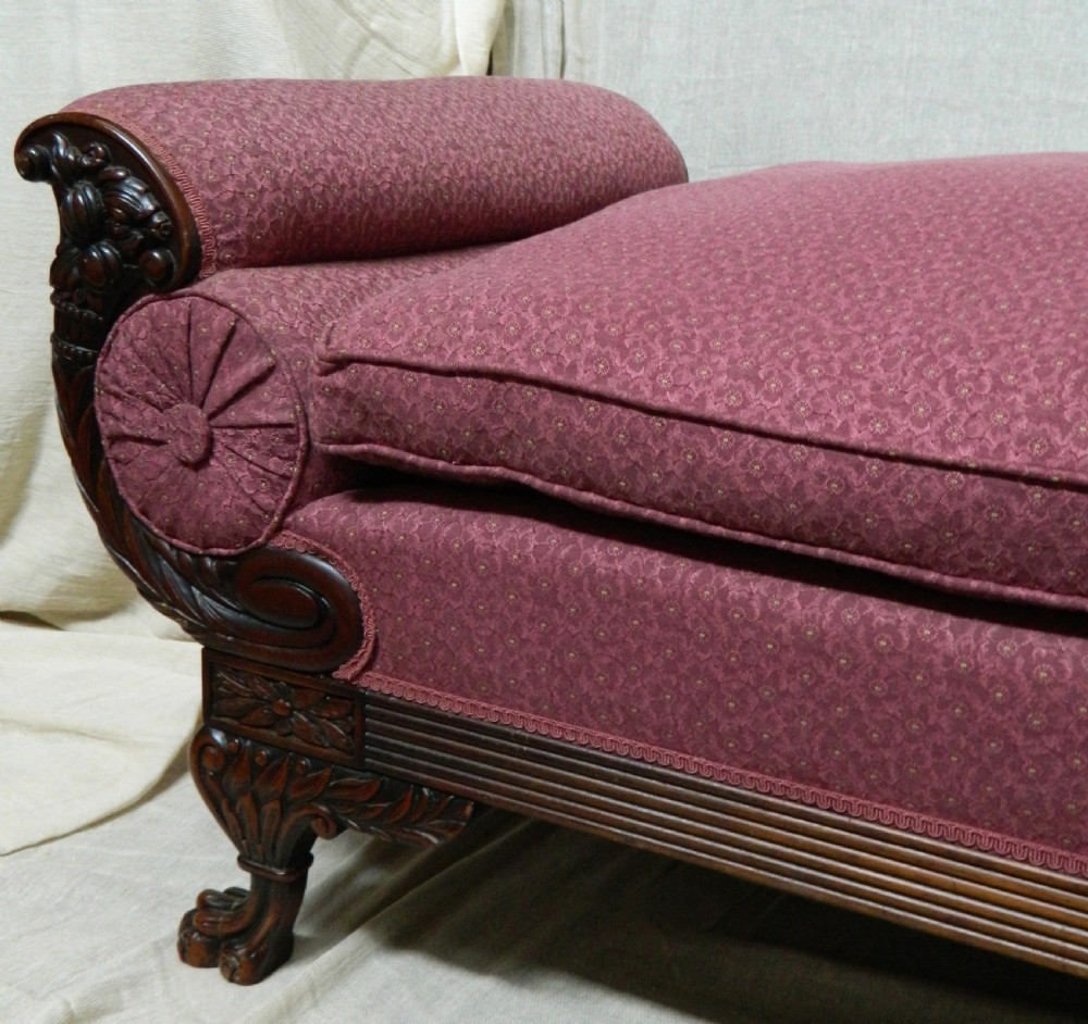 Large mahogany day bed View III