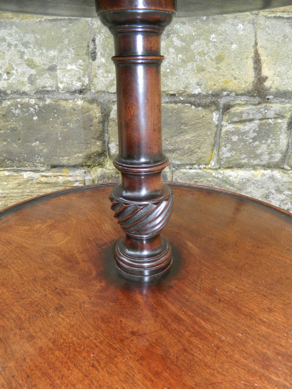Georgian mahogany dumb waiter View IV