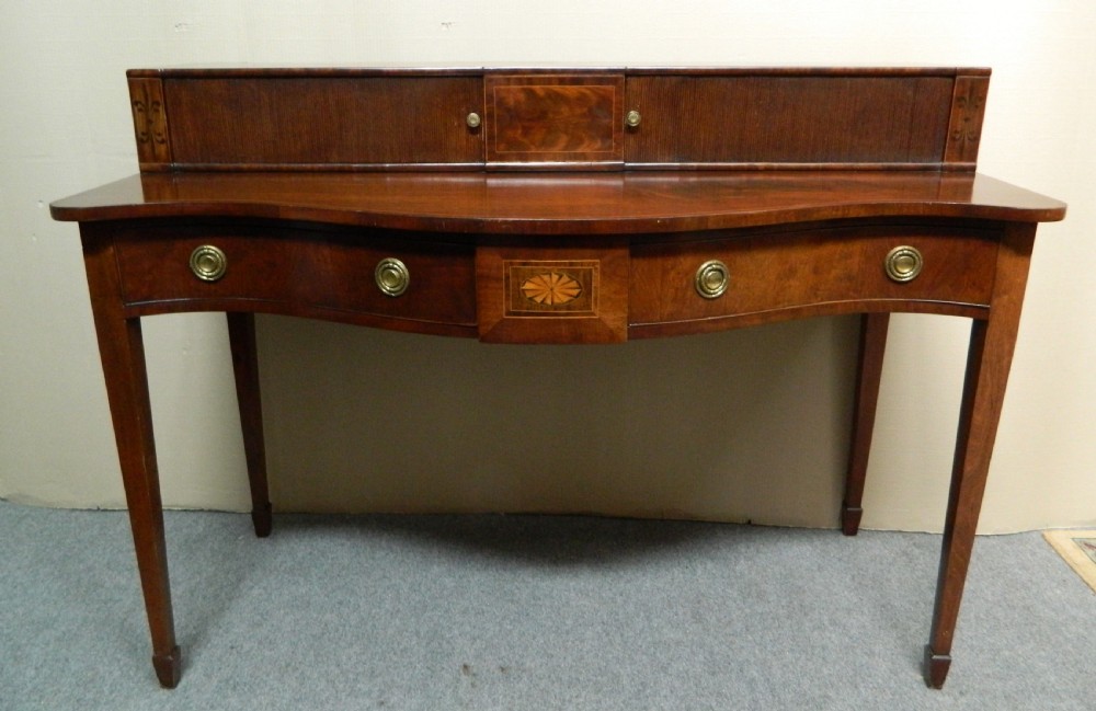 small inlaid mahogany sideboard View II