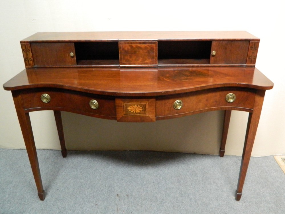 small inlaid mahogany sideboard View V