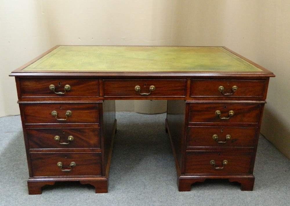 Georgian mahogany partners desk