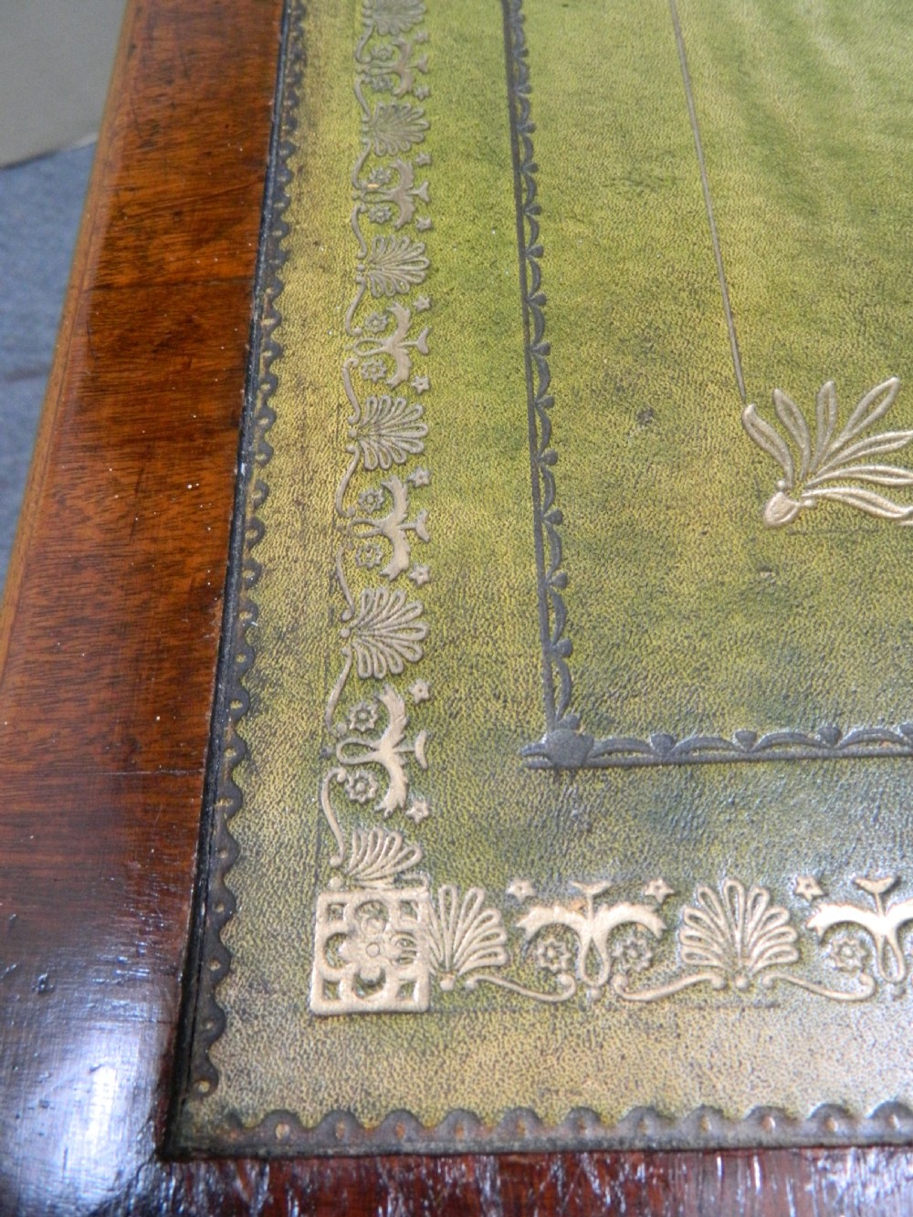Georgian mahogany partners desk View IV