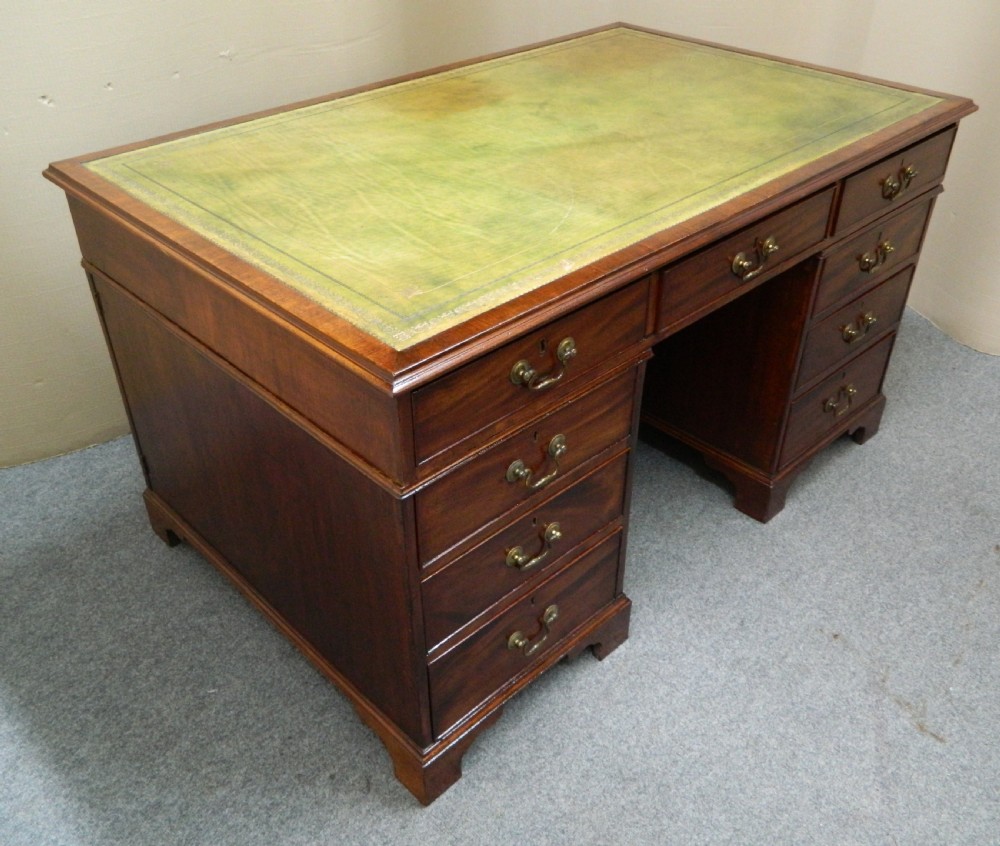 Georgian mahogany partners desk View V