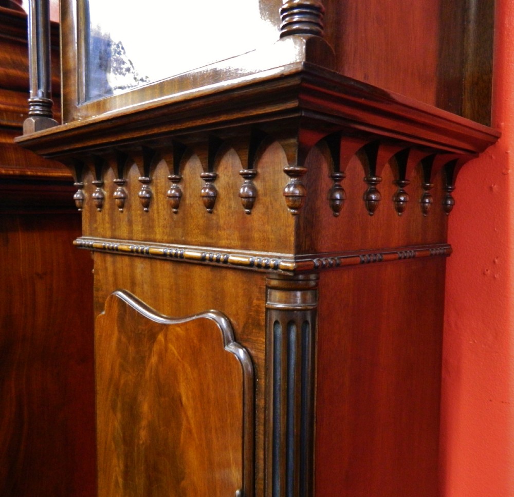 fine quality small grandfather clock - Elliots of Croydon View VIII
