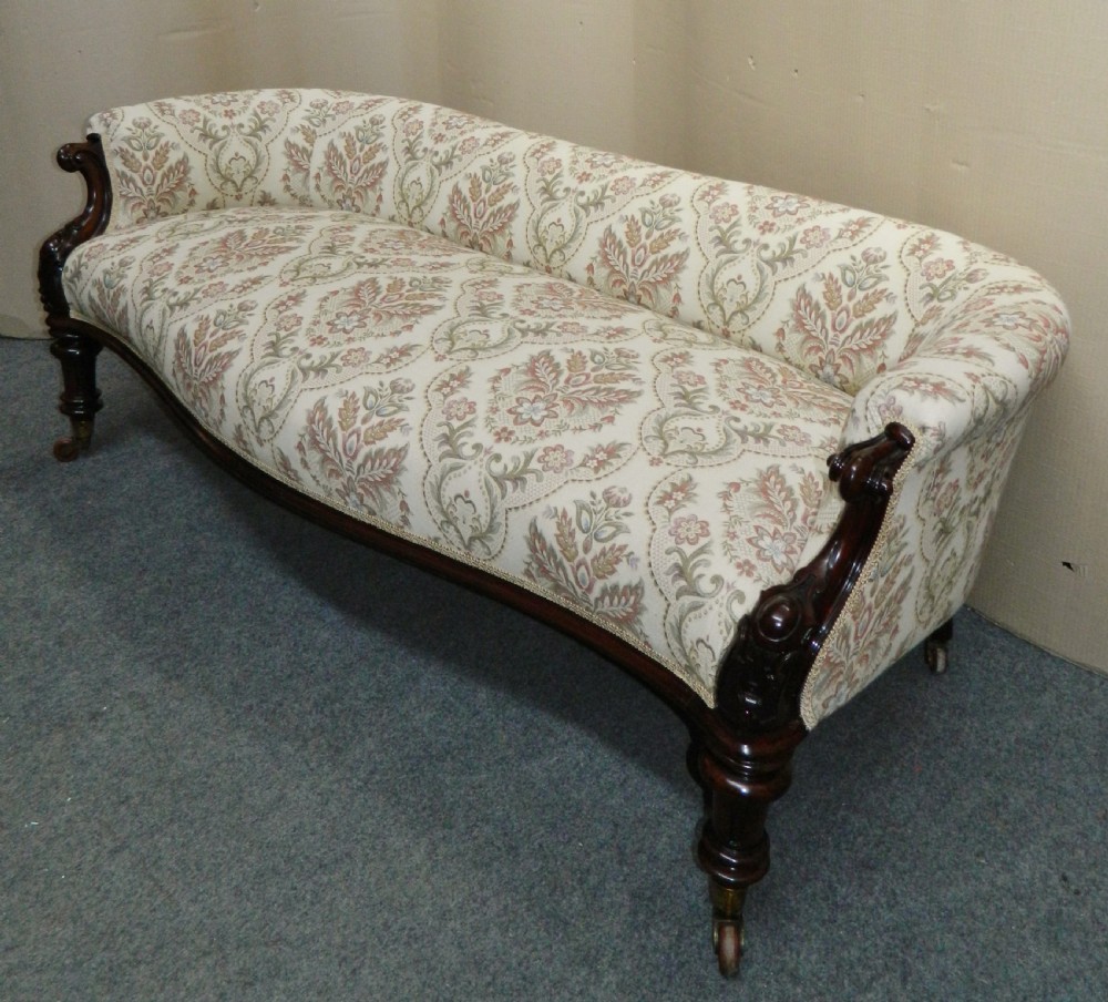 Victorian mahogany sofa View VI