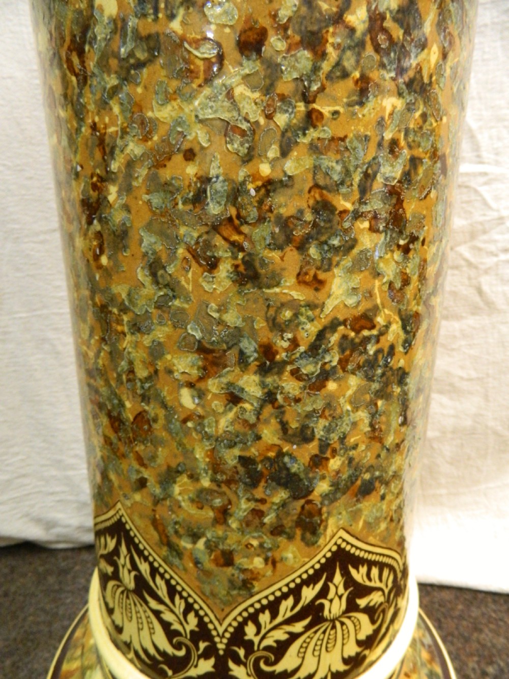 Arts & Crafts pottery jardiniere View II